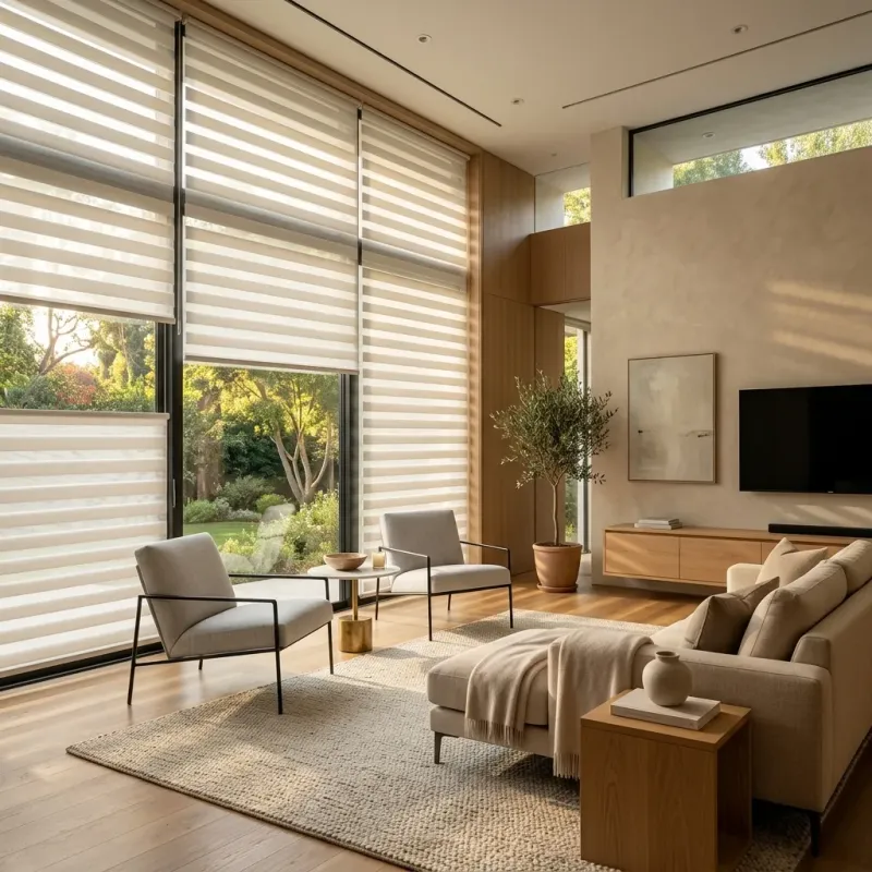 Sala con persianas Konarte