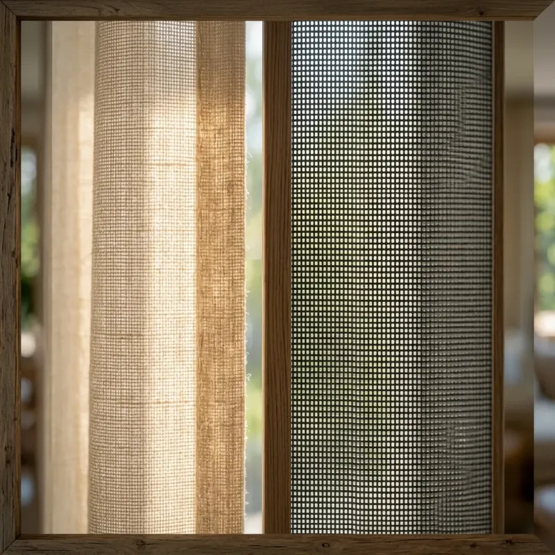 Persianas traslúcidas vs screen (malla solar): diferencias y cuál elegir
