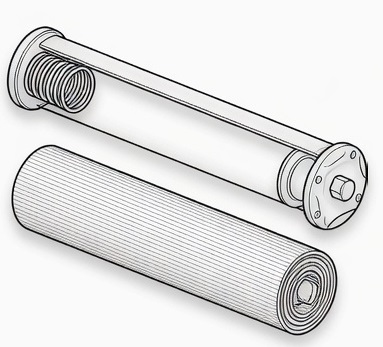 Tubo de Aluminio Estriado